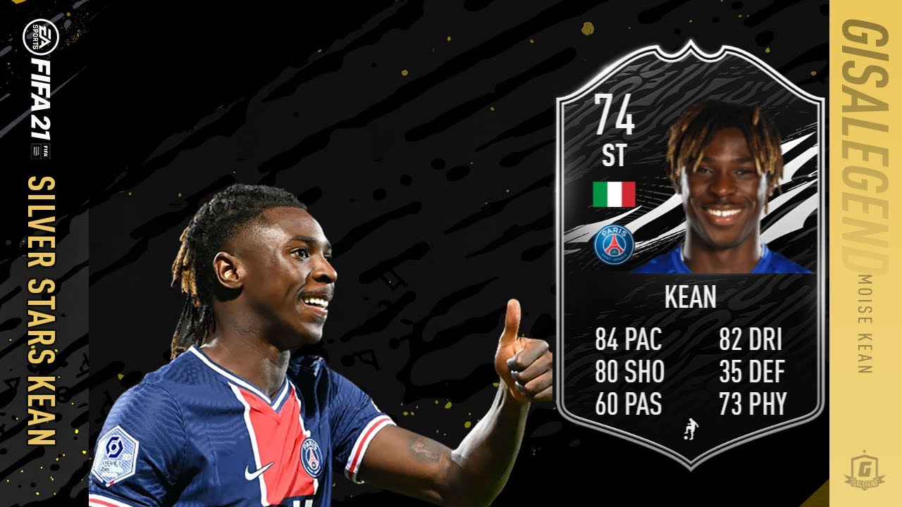 FIFA 21 Silver Stars IF Moise Kean Objective Completed Fast - 74 Rated