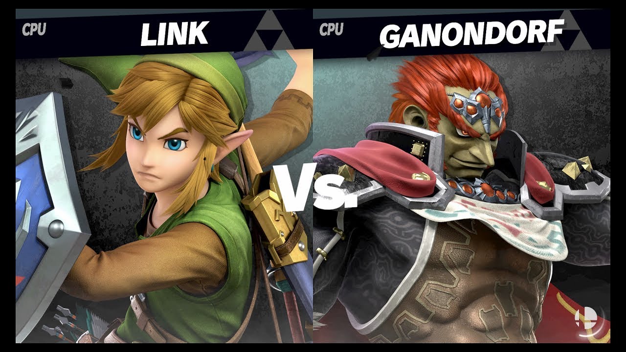 Link Vs. Ganondorf: Super Smash Bros. Ultimate Smash Mode Gameplay