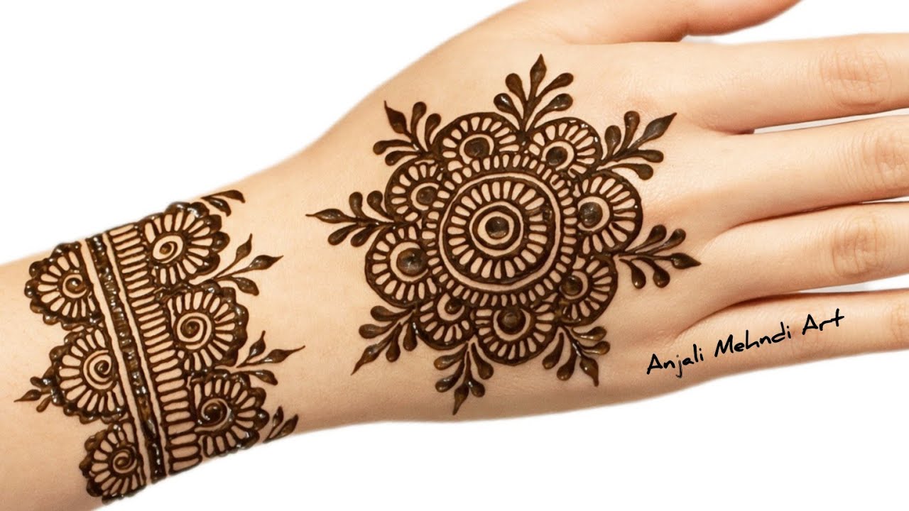 ||Beautiful and simple mehndi design||Easy mehndi design||Mehndi ka design||New mehndi design||