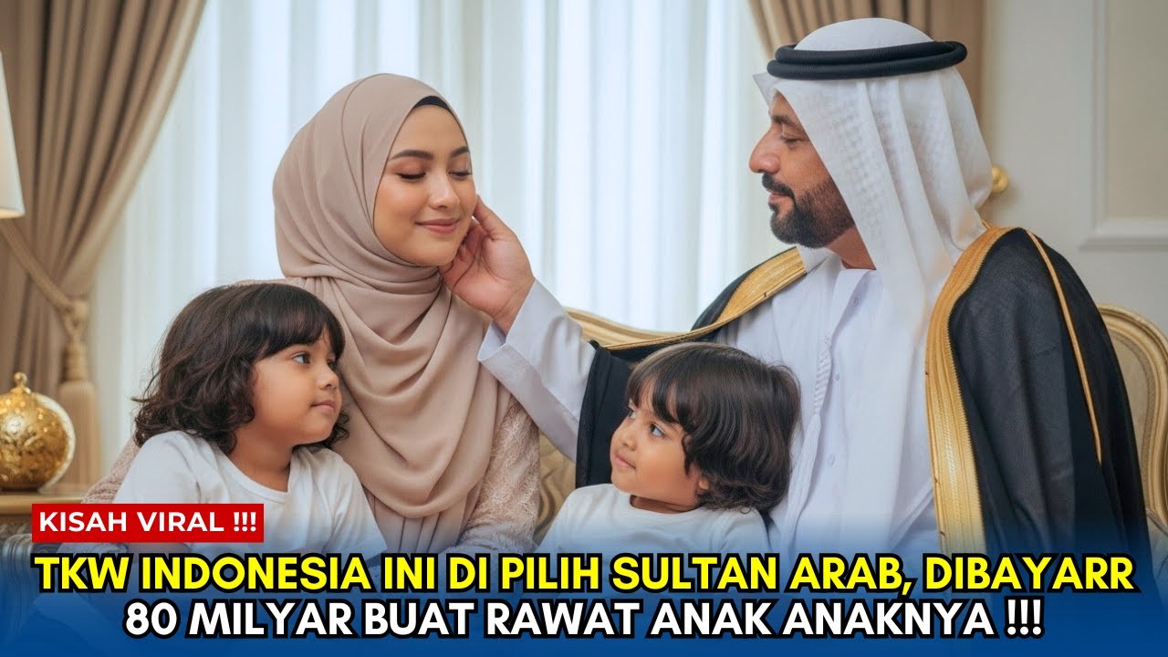 GEMPAR !! Tkw Indo Ini Dipilih Sultan Arab, Dibayar 80 Milyar Buat Rawat Anak-Anaknya !!