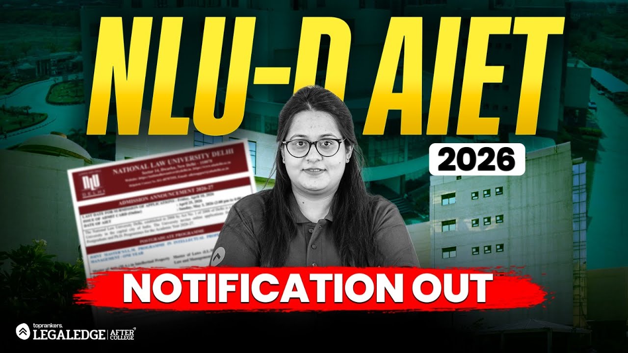 AIET NLU-D 2026 Notification OUT | Eligibility, Dates, Syllabus & Strategy | LIVE Session