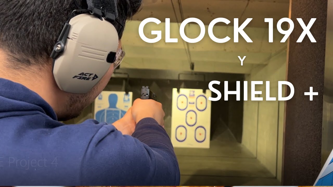 Disparando Por Primera vez Mi Glock 19x y Mi S&W Shield Plus