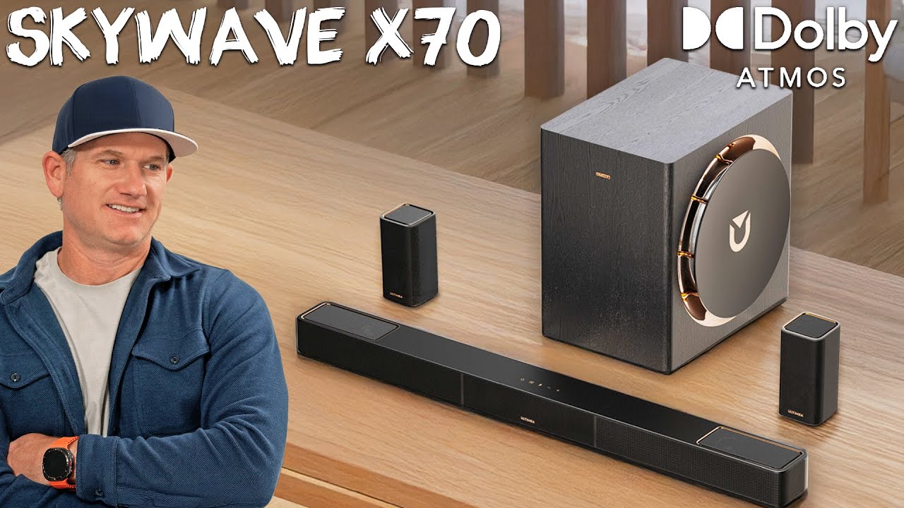 Ultimea Skywave X70 - 7.1.4 Dolby Atmos Wireless Soundbar System