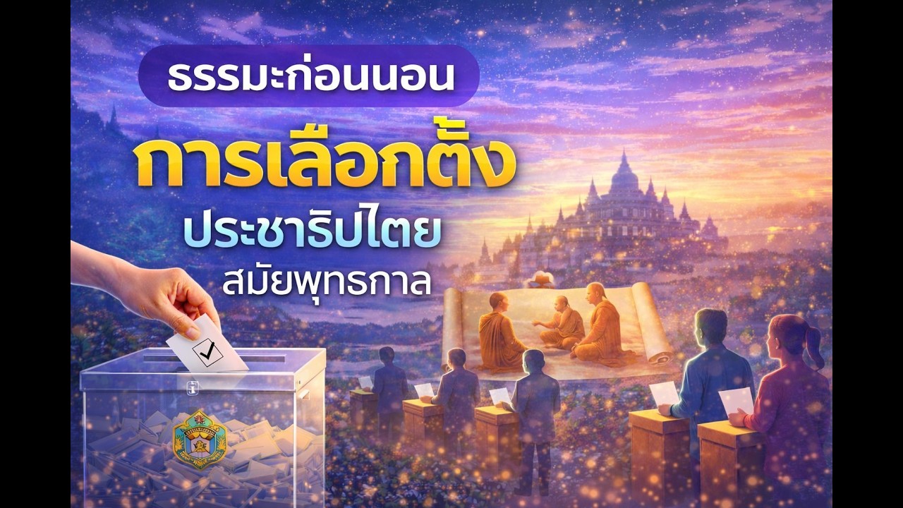 ธรรมะก่อนนอน การเลือกตั้ง ประชาธิปไตย สมัยพุทธกาล
