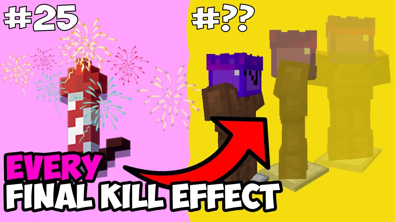 Рейтинг всех эффектов финального убийства от худшего к лучшему (Hypixel Bedwars)