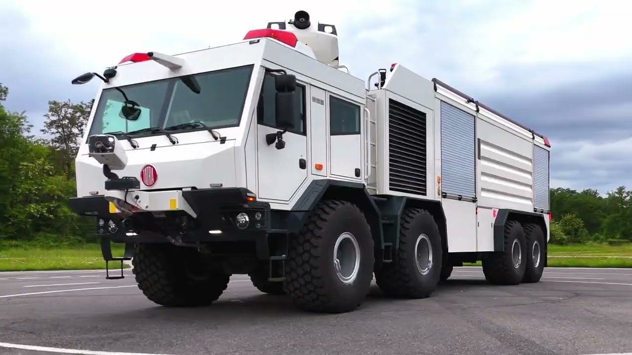 TIGON: Industrial and ARFF vehicle with off-road qualities - Rosenbauer