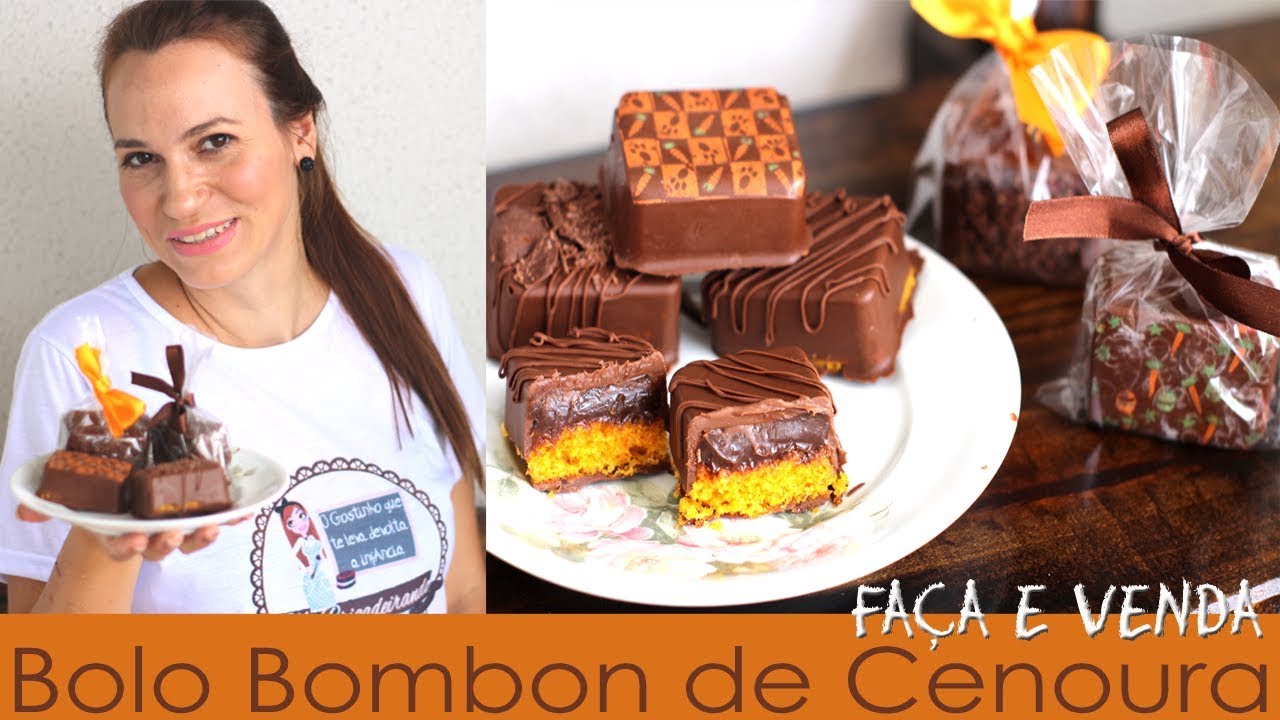 Bolo Bombom de Cenoura | Faça e venda na Páscoa