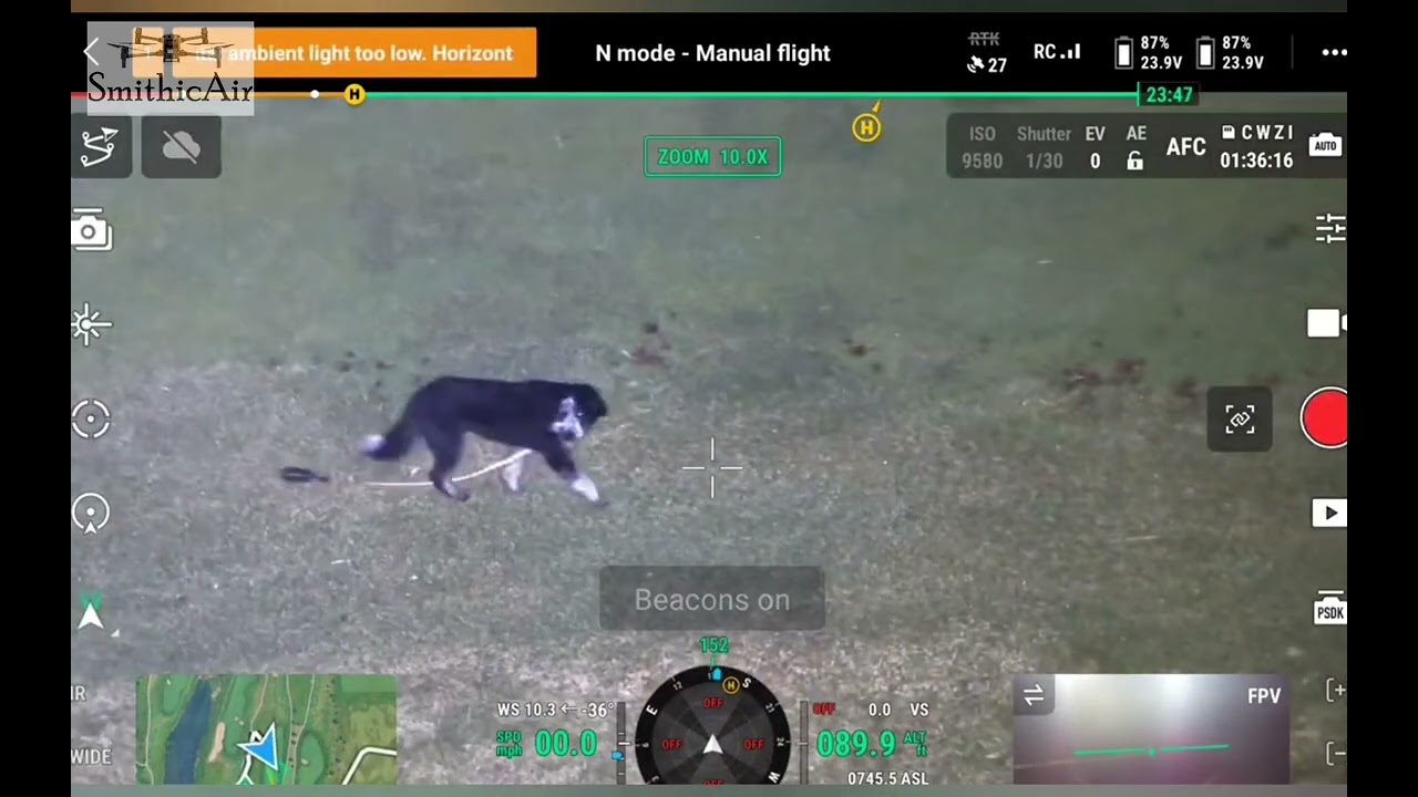 Munki found by SmithicAir after incident on I-55