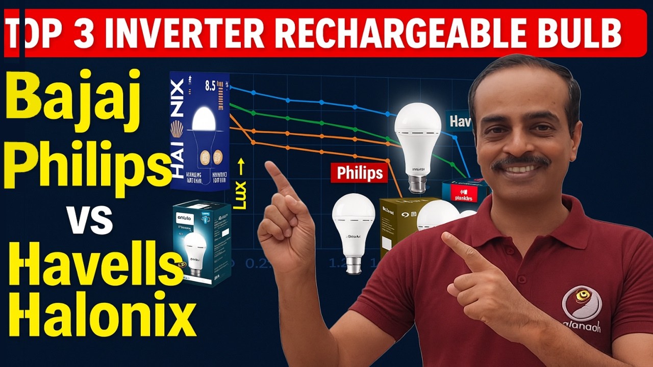Best Inverter Bulb for Home 2025 | बेस्ट रीचार्जेबल बल्ब्स: महीनों की टेस्टिंग का रिजल्ट!