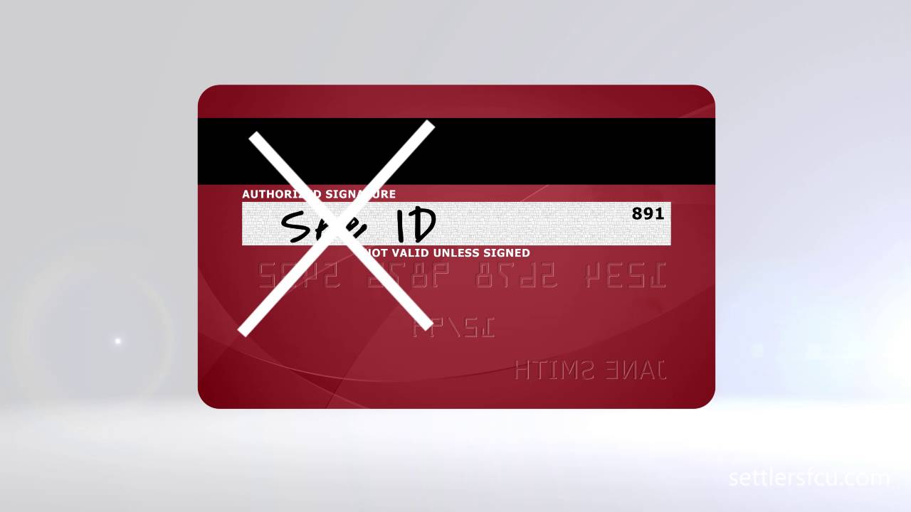 SFCU Web Tutorial Video-Sign Your Cards