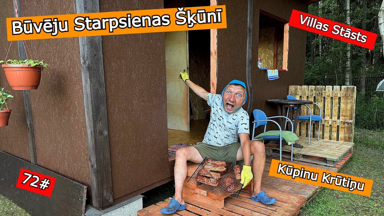 72# Būvēju Starpsienas Šķūnī un Restaurēju Vecu Koka Logu | Villas Stāsts