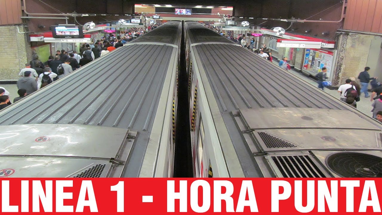 Metro De Santiago | Linea 1 - Hora Punta