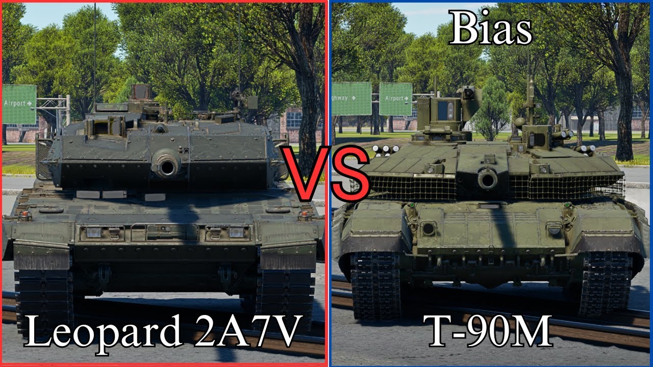 war thunder Comparison Leopard 2A7V or T-90M