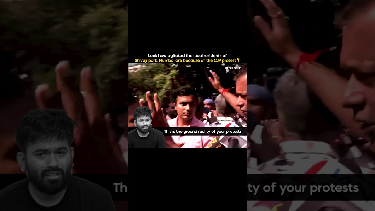 Shivaji Park Locals Warn CJP Agitators!: Public Backlash Against Fake Protests!