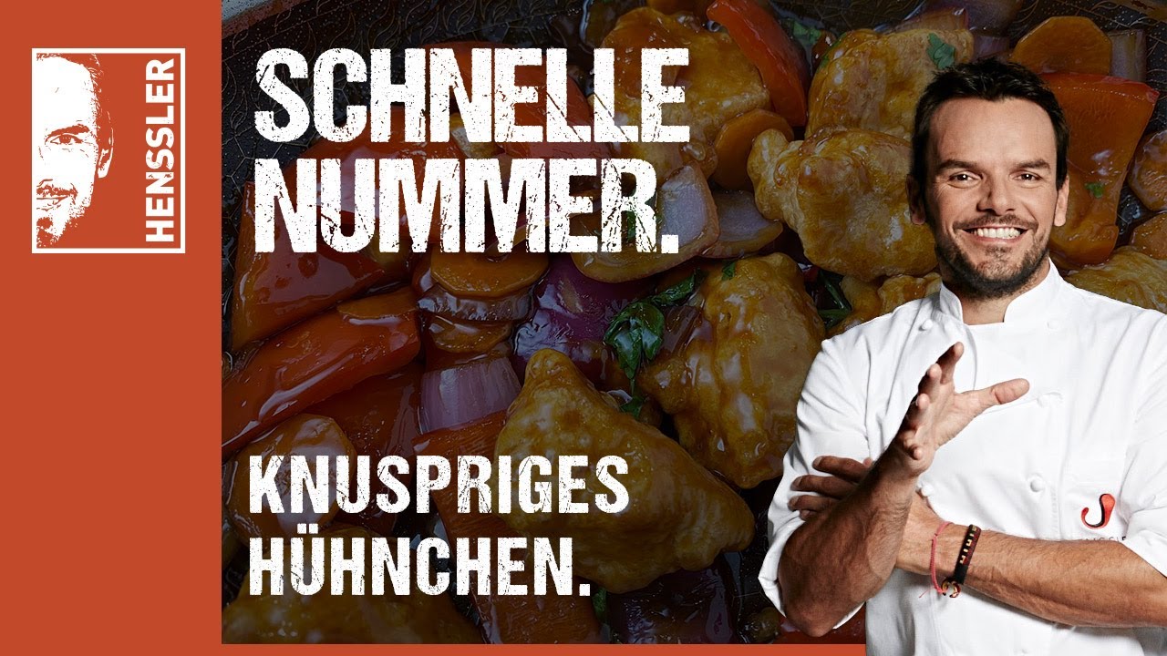 Schnelles knuspriges Hühnchen „süß-sauer“-Rezept von Steffen Henssler