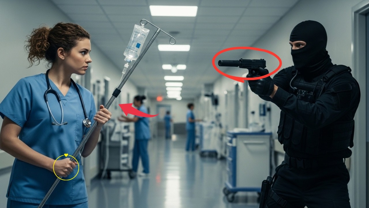 They Thought She Was Just a Night Nurse — Until an Armed Intruder Made a Fatal Mistake