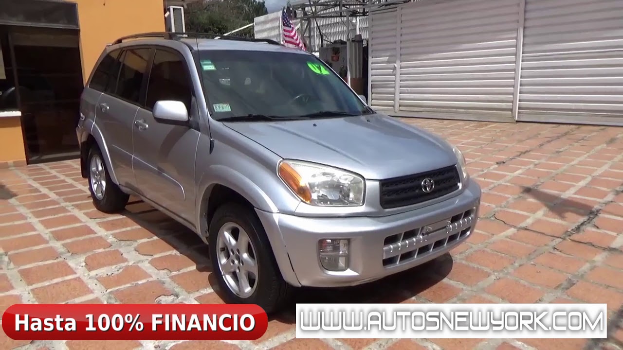 TOYOTA RAV4 2002, AUTOMATICO, 4X4, CON CAMARA RETROCESO, TRAE GPS GRATIS. FINANCIO HASTA 100%