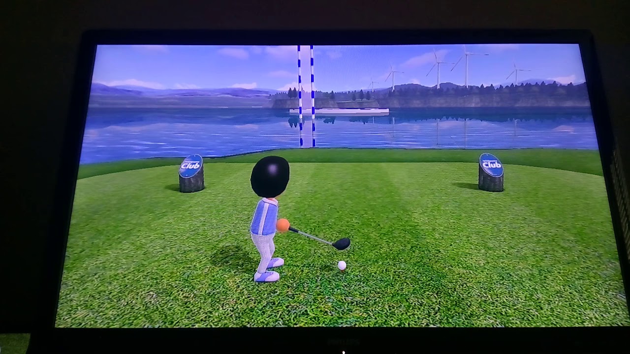 Wii Sports Club Golf Training  Driver Challenge 491.70 points.