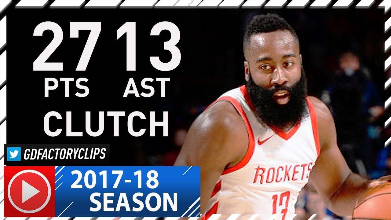 James Harden Full Highlights vs Sixers (2017.10.25) - 27 Pts, 13 Ast, CLUTCH!