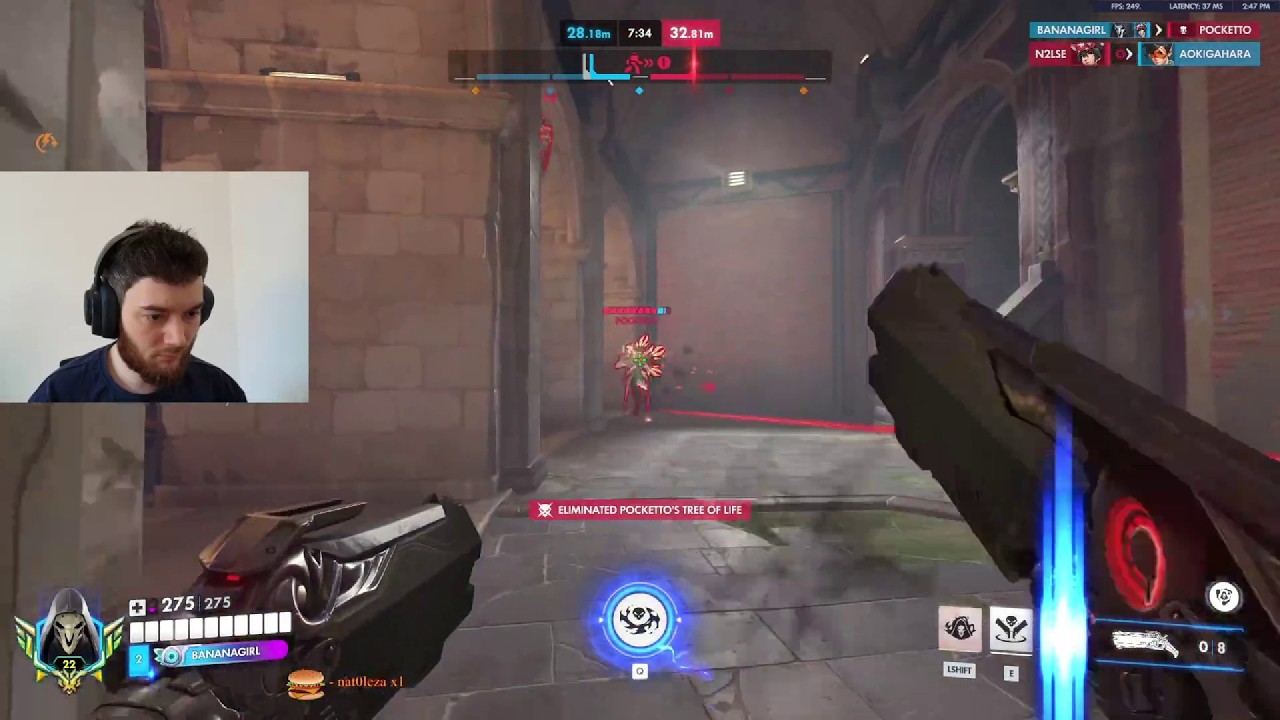 Живой аимбот играет за Reaper: НОВЫЙ агрессивный керри от Dafran | Полная запись матча | OW