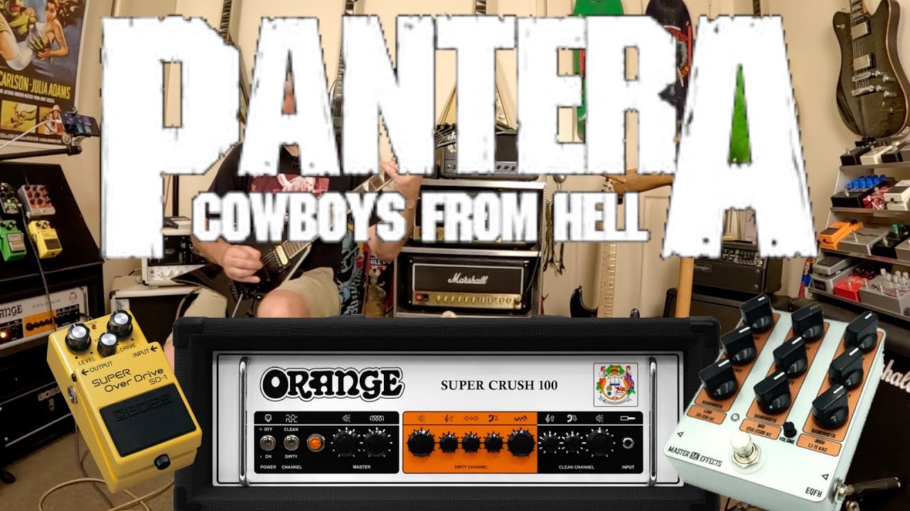 Dimebag's CFH Tone - Orange Super Crush 100, ME EQFH & Boss SD-1