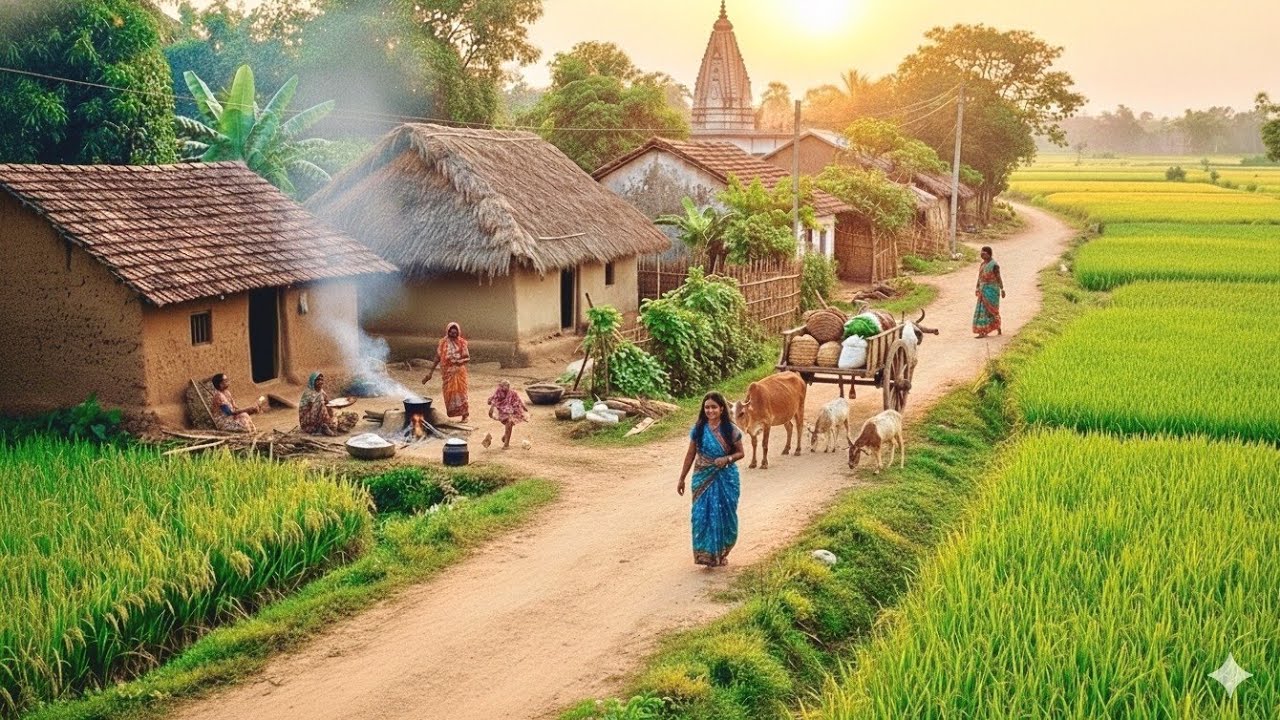 Life of farmers in the villages of India | Remote village life in India Real Village | 