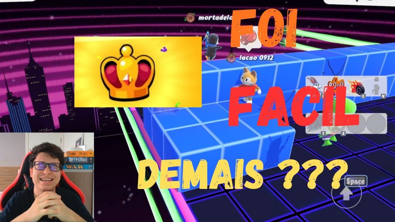 STUMBLE GUYS, COMO ELE DÁ ELE TIRA, ERA PRA SER 3 FINAIS!!!