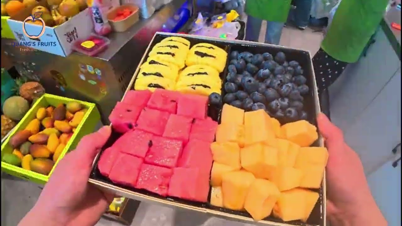Satisfying Fruit Cutting 🍉🔪 Perfect Clean Cuts by Quang’s Fruits