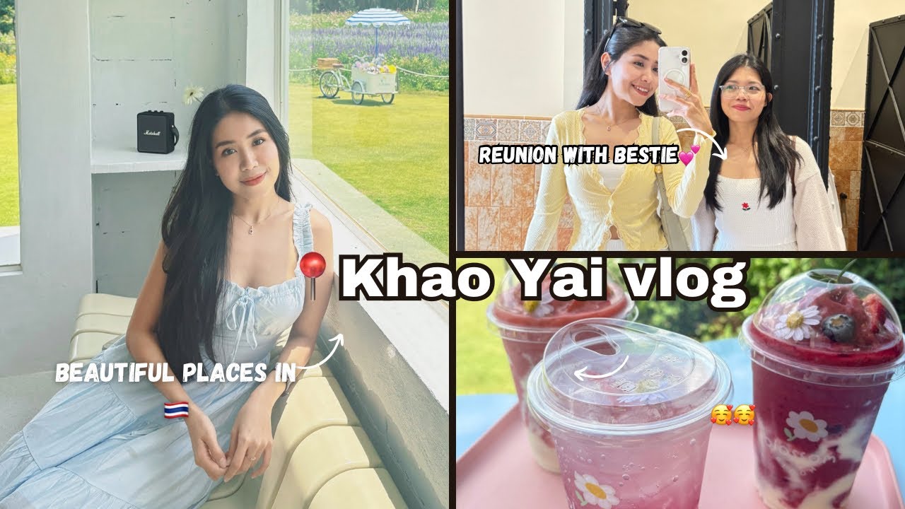🌿 Khao Yai Vlog | Road Trip from Bangkok with Mom 🚗💕 | Reunion with My Childhood Bestie