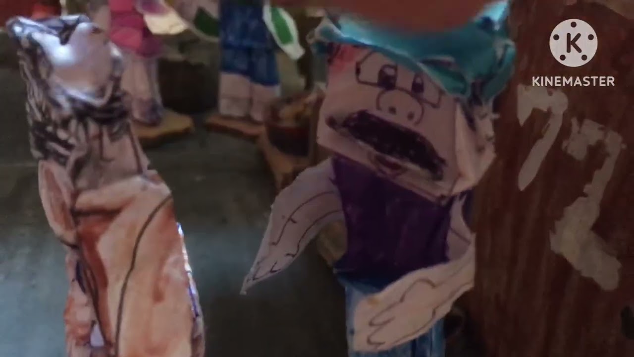 A minha vila do chaves de papelão (feito por min)