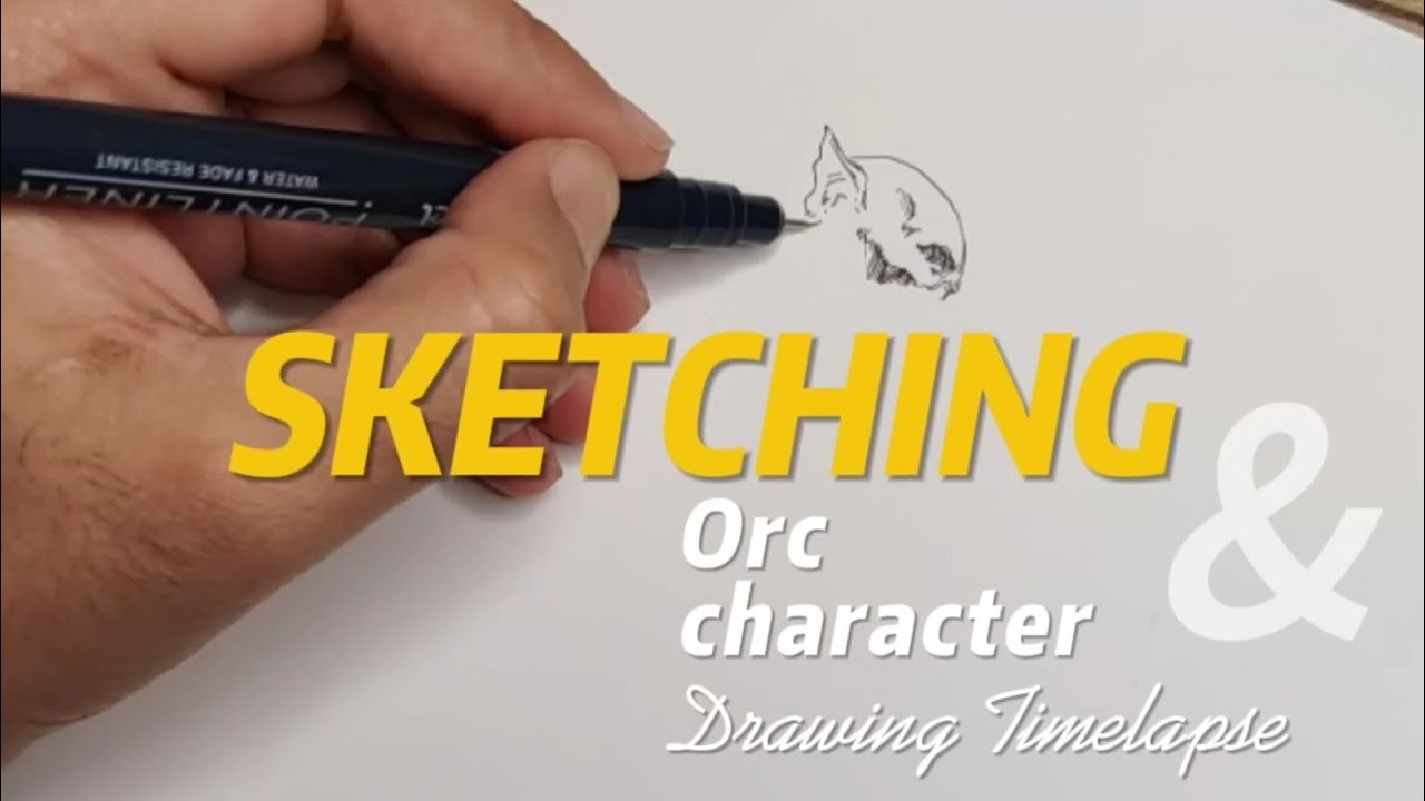 Sketching Orc Characters - Timelapse