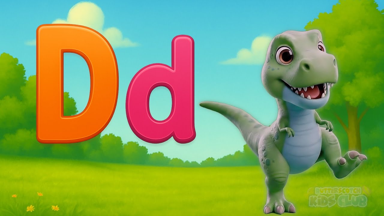 Letter D Song for Kids – A Delightful Alphabet Sing-Along | Butterscotch Kids Club