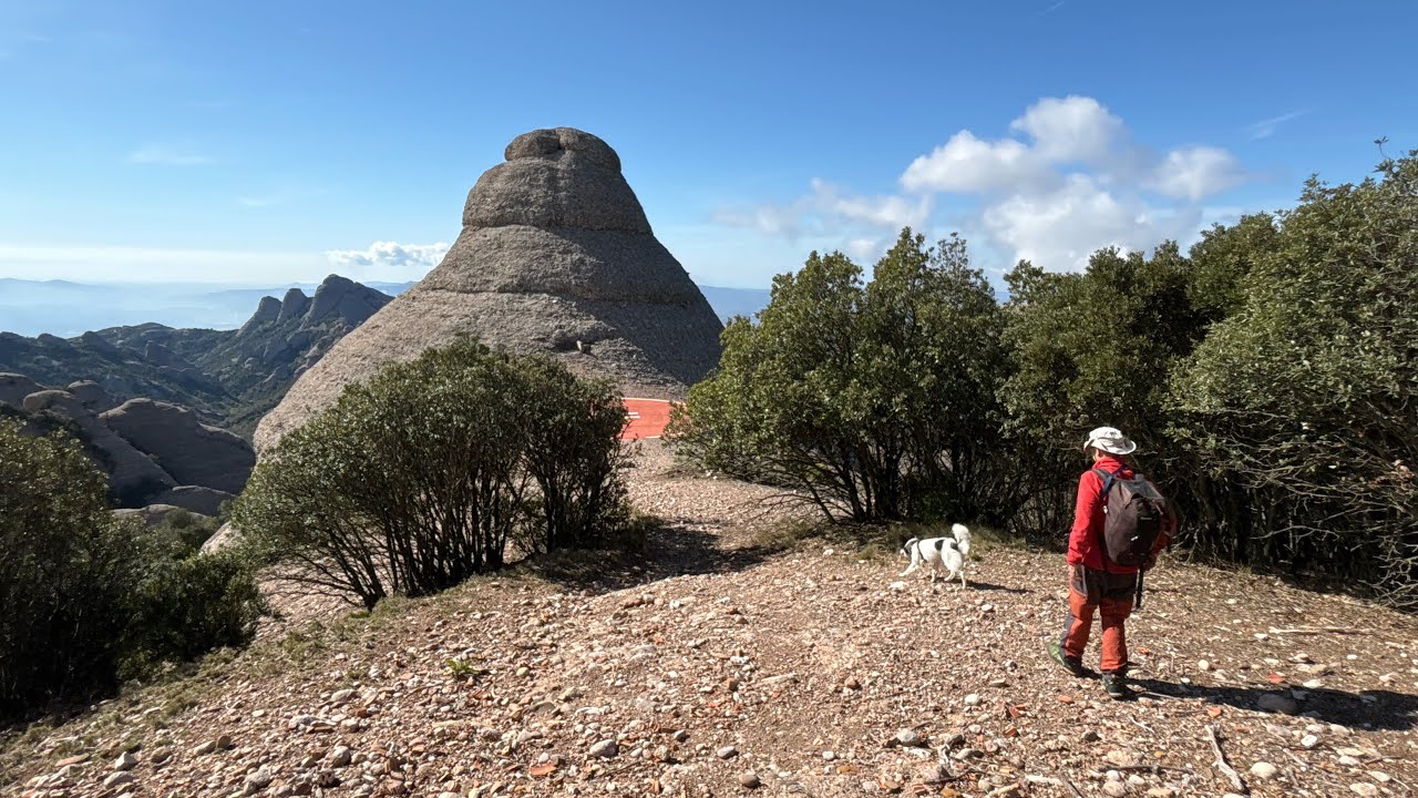Montcau (Roca del Moro) a Montserrat
