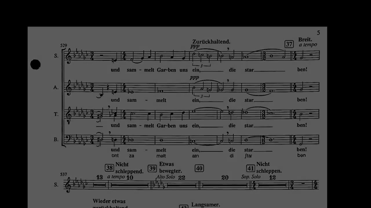 Mahler Symphony No. 2 Tenor 1 rehearsal aid