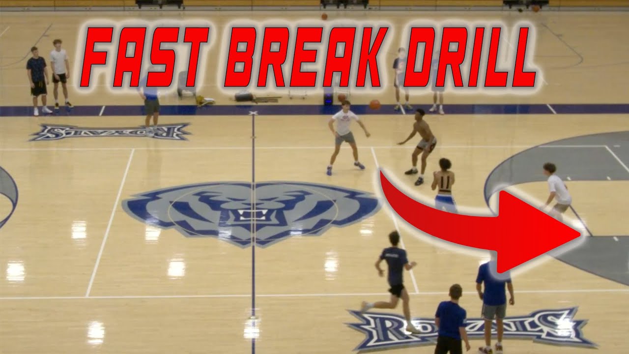 Fast Break Drill for Basketball Practice - 