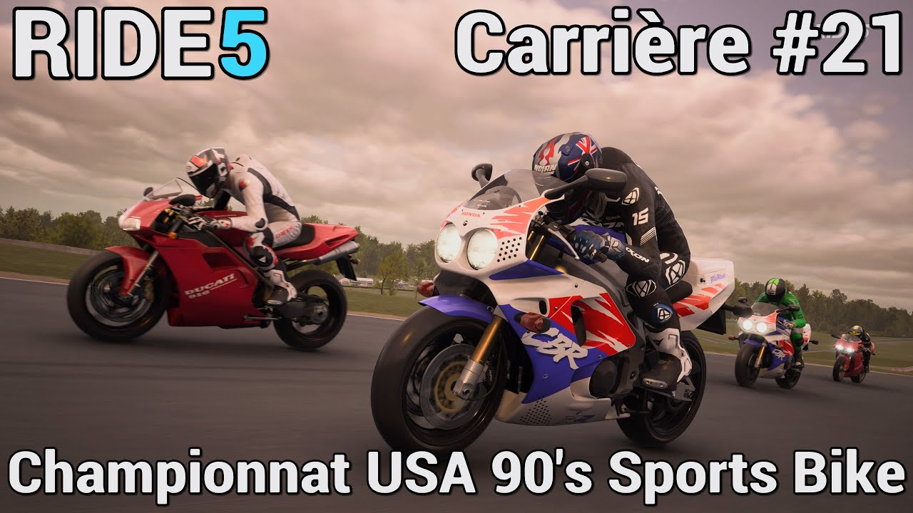 RIDE 5 // carrière #21 // Championnat USA 90's Sports Bike