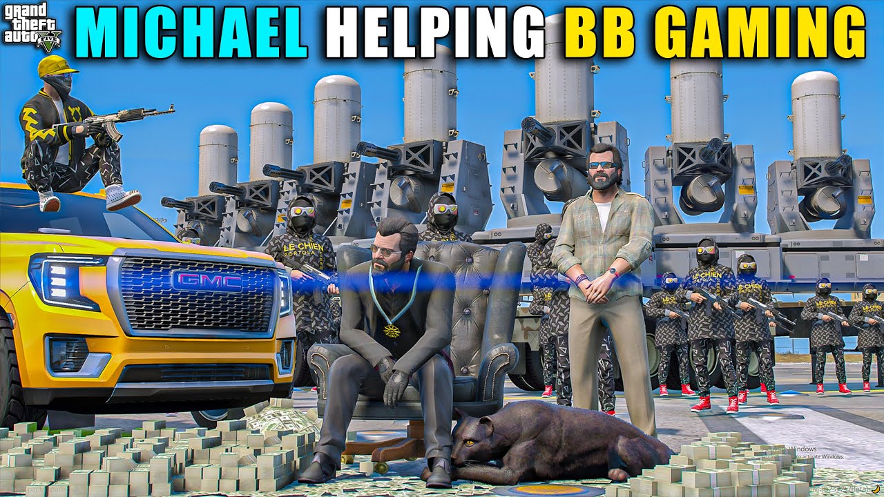 GTA 5 : MICHAEL HELPING BB GAMING IN BIGGEST WAR WITH PETER  | GTA V GAMEPLAY | GTA 5