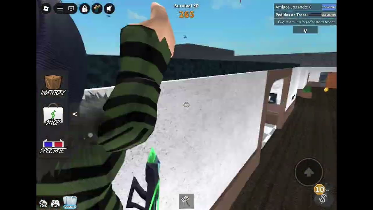 This player started CAMPING when I'd attempt to get the gun