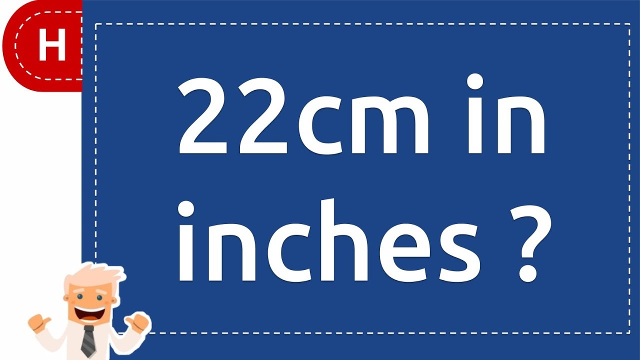 22cm in inches