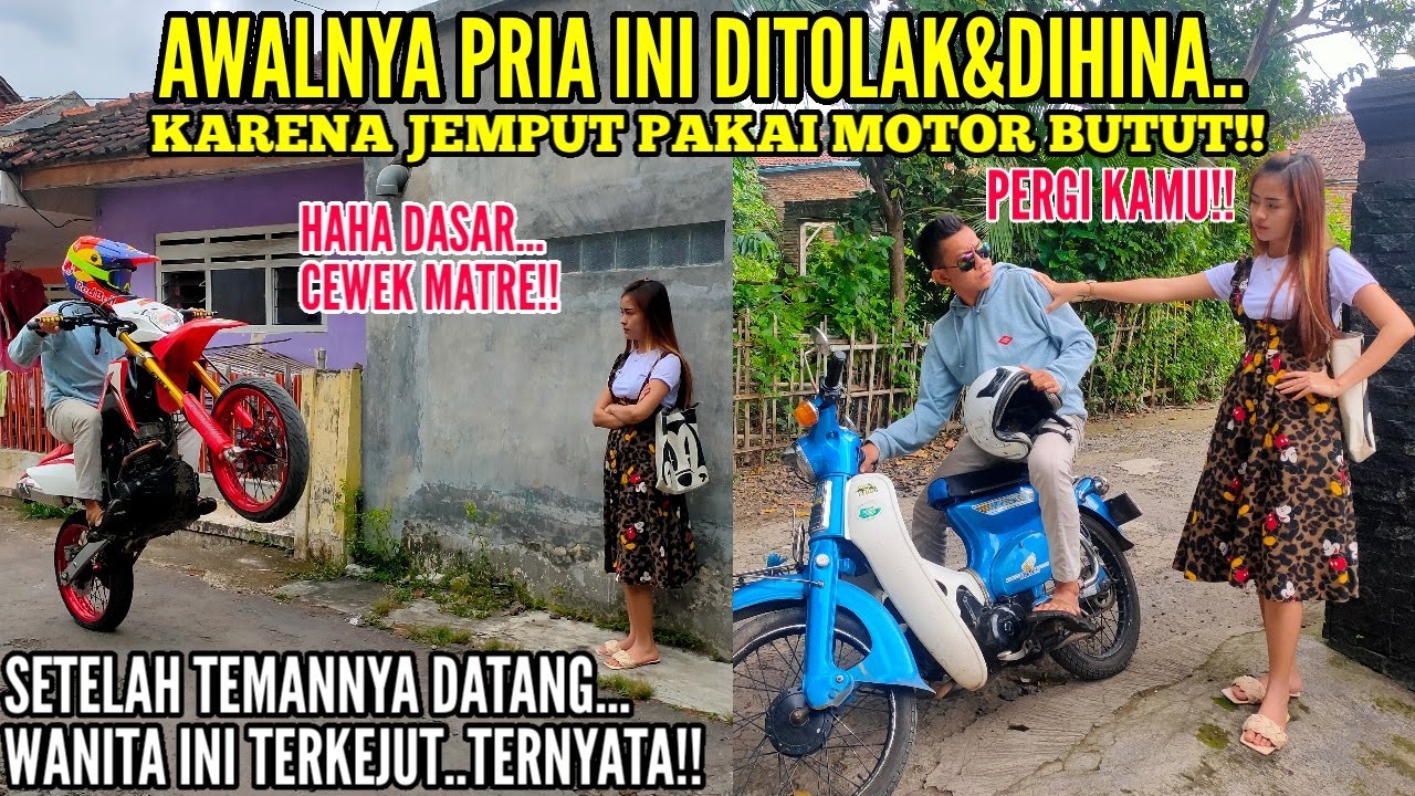AWALNYA DITOLAK&DIHINA KARENA JEMPUT PAKAI SEPEDA BUTUT!! Tapi wanita ini syok saat tau faktanya..