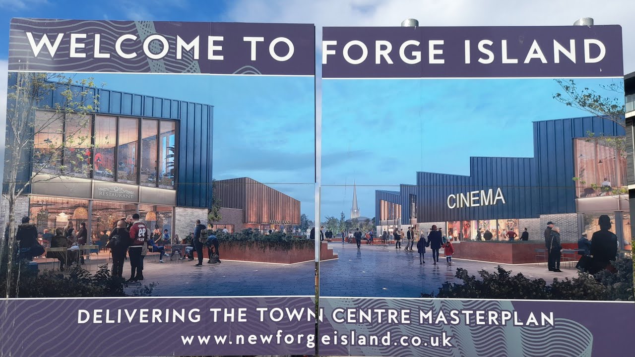 Rotherham.Forge island construction. this is how back side looks.
