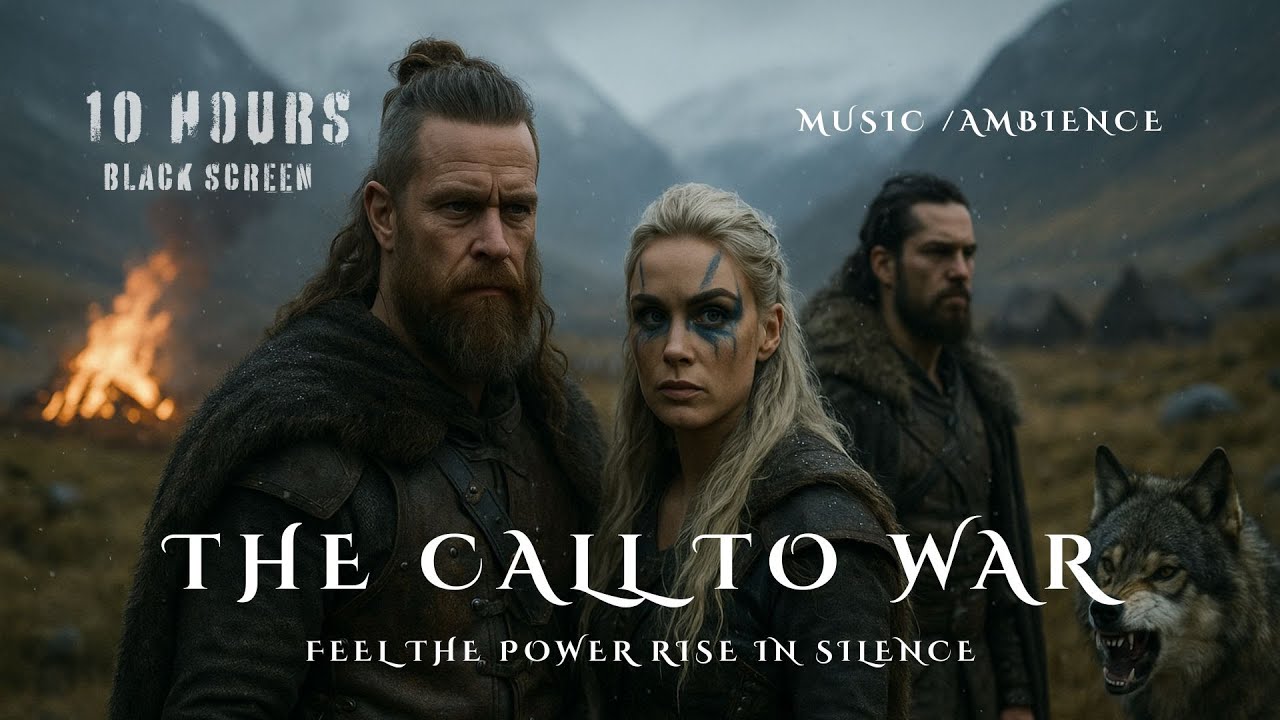 10 hours Awaken Your Inner Viking | Black Screen Immersive Sound therapy Experience