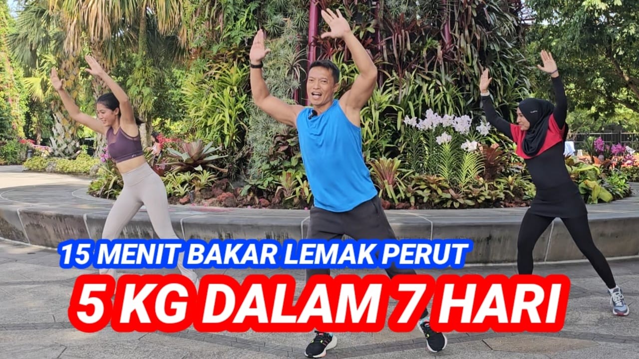CUMA 15 MENIT AEROBIK BAKAR LEMAK PERUT