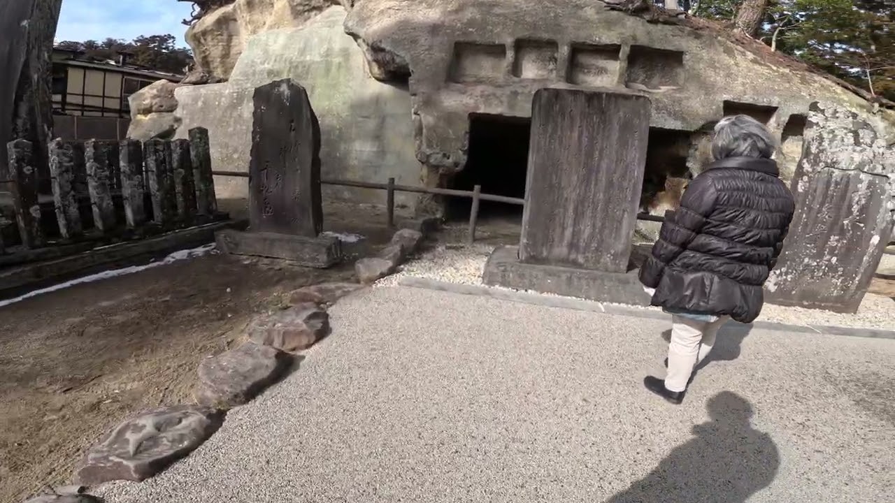 松島周辺の寺院付近を散策
