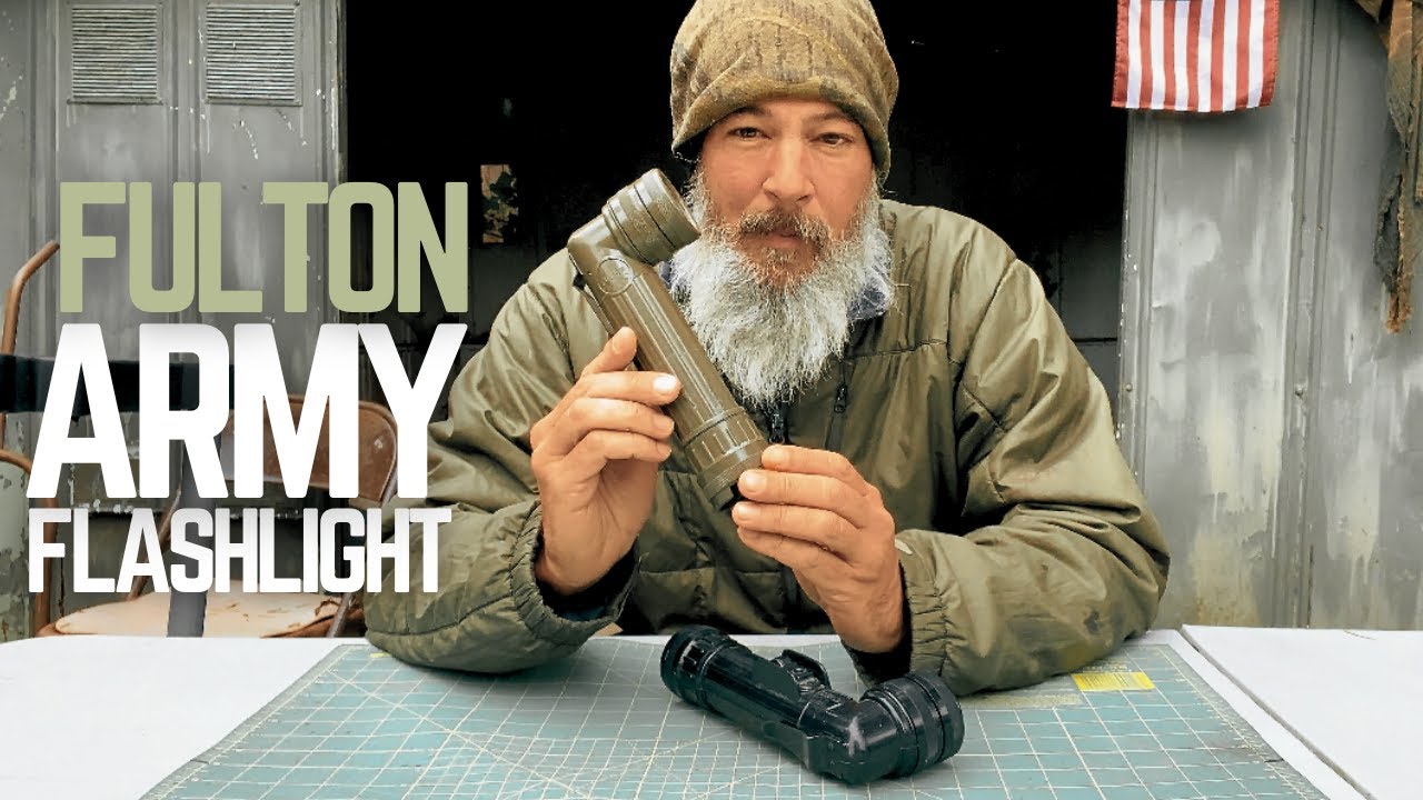 Fulton ARMY Flashlight MX991/U #survivalgear #militarysurplus #vietnamwar