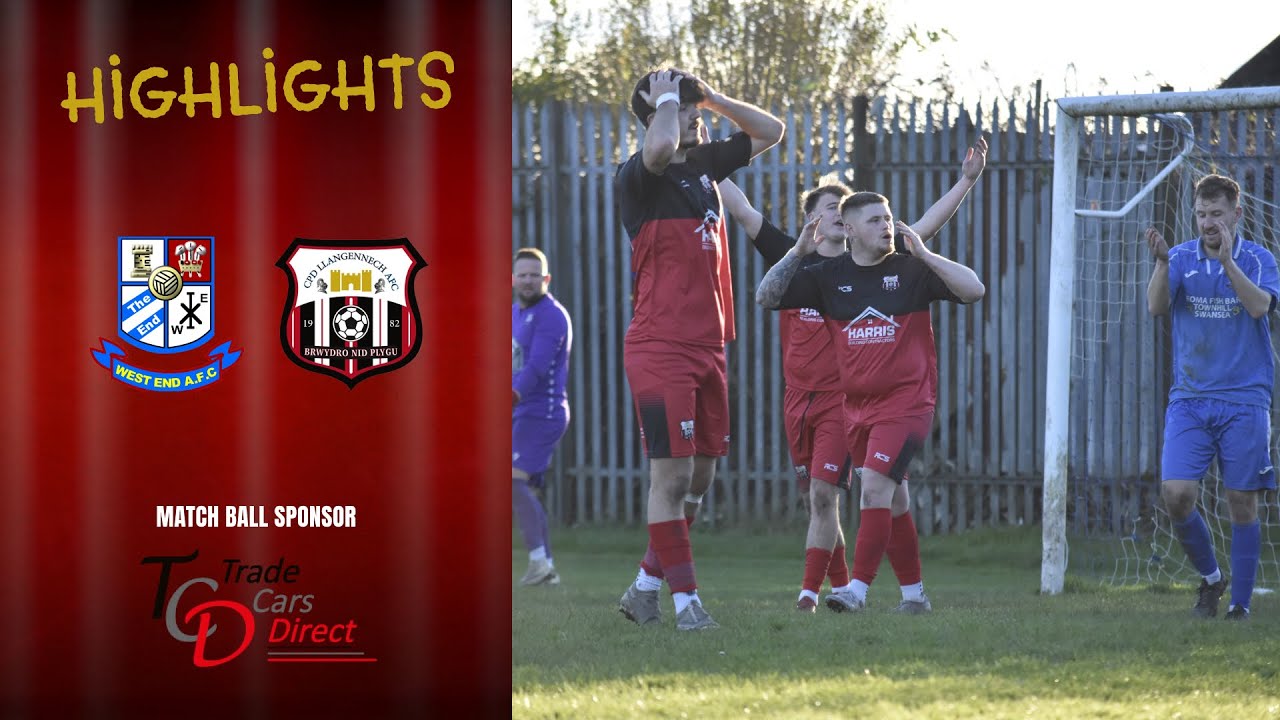West End vs Llangennech | Macron West Wales Premier League | Highlights