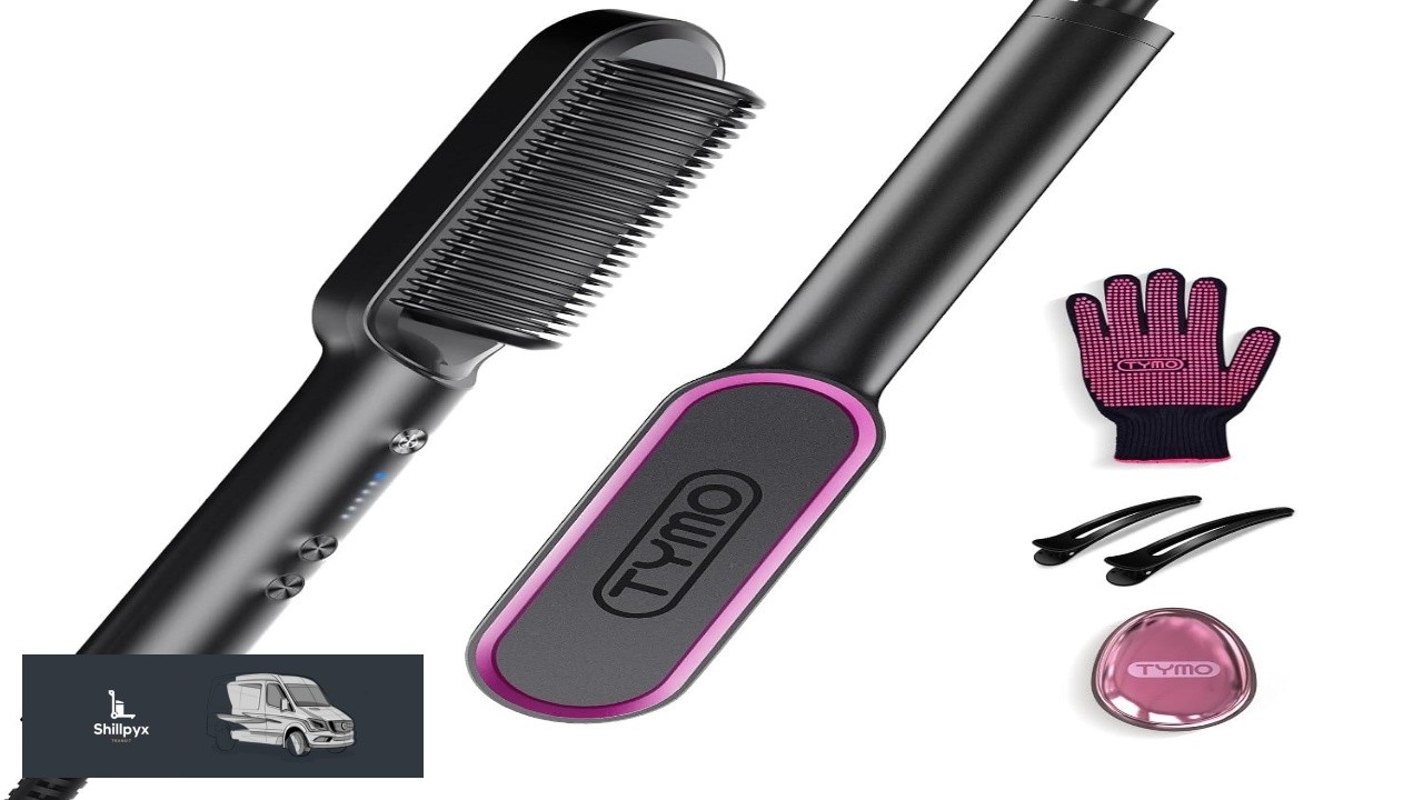 Щетка-выпрямитель для волос TYMO Ring Hair Straightener Comb Straightening Brush для женщин