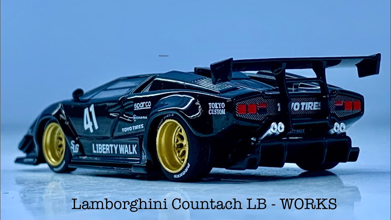MINIGT NEW Release the Lbwk Lamborghini Countach in Black 2025 