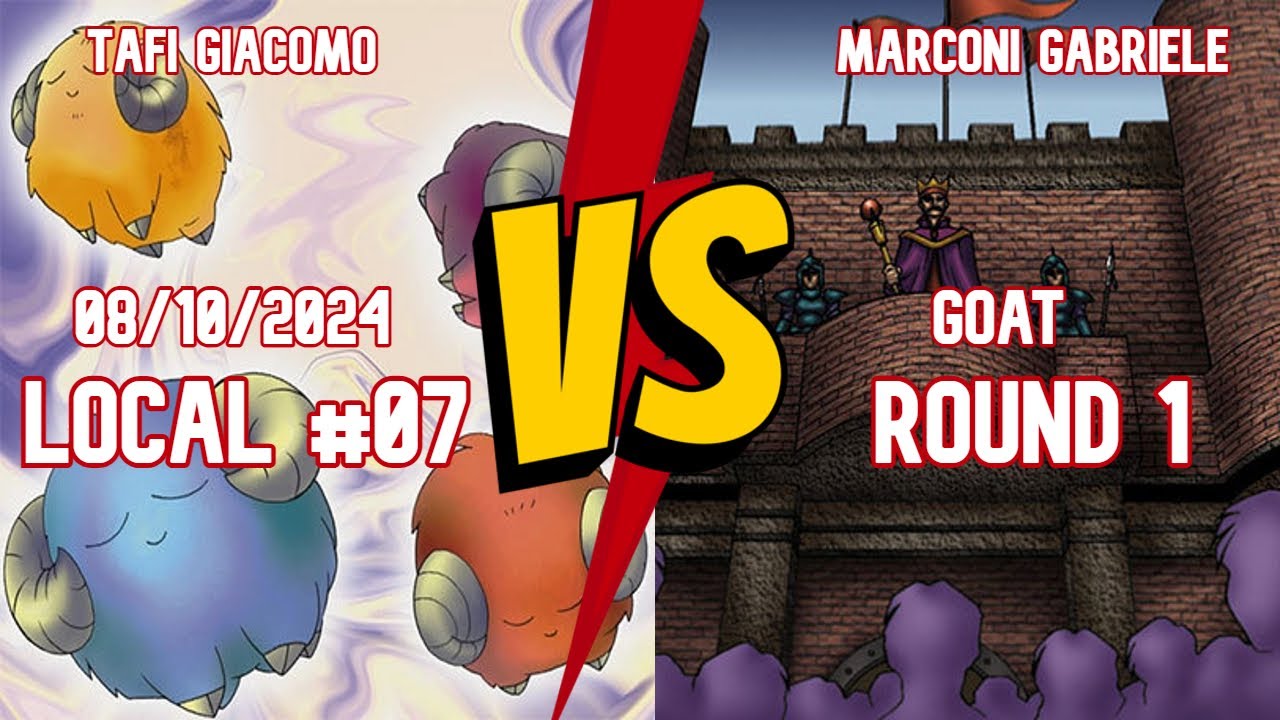 GOAT FORMAT || LOCAL #7 - GOAT-control VS Decree-control TURBO Round 1 || Time Wizard Yu-Gi-Oh!