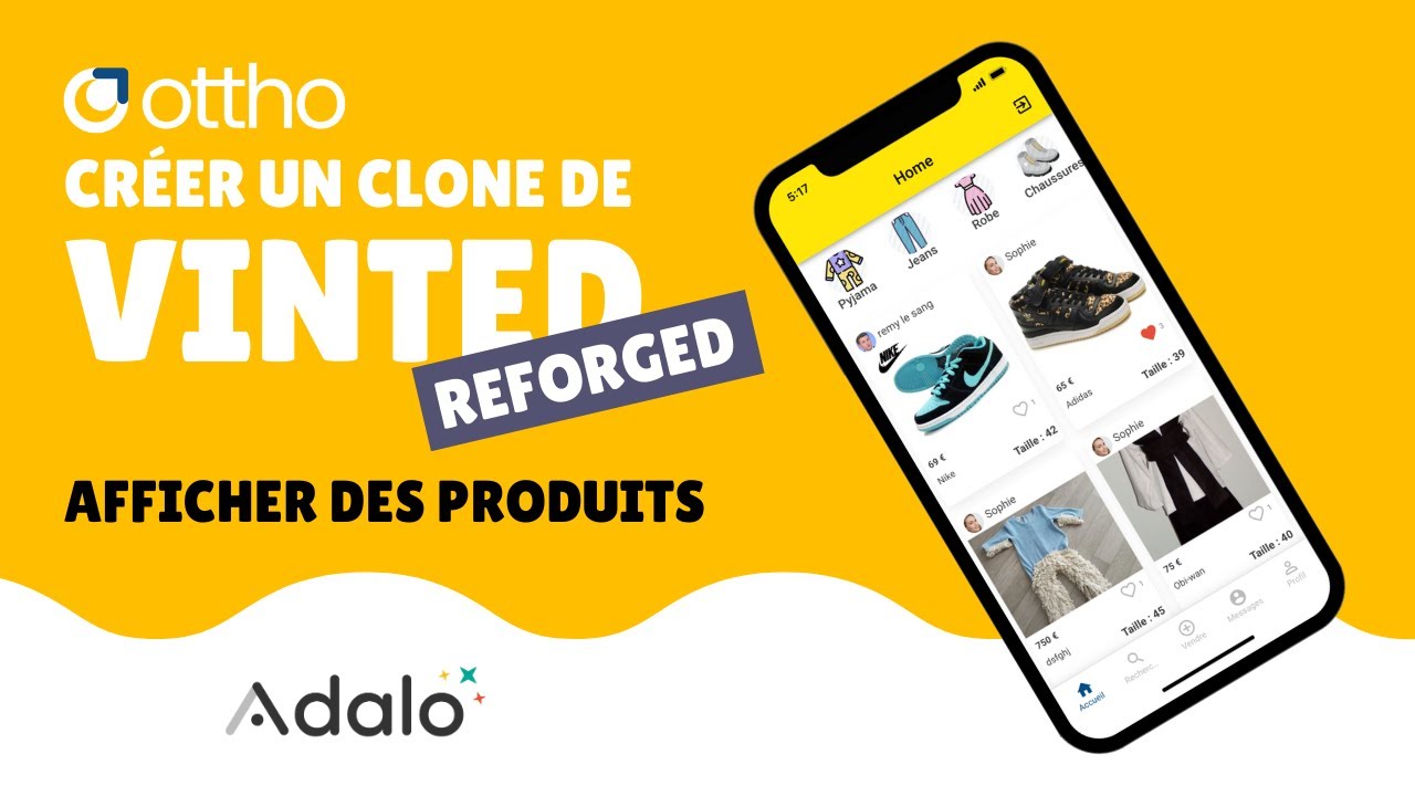 Refaire Vinted sur Adalo - Partie 2 | Clone Adalo